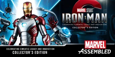 Marvel Assembled: Celebrating Cinematic Legacy and Innovation in the Iron Man Mark 3 Collector's Edition Logo