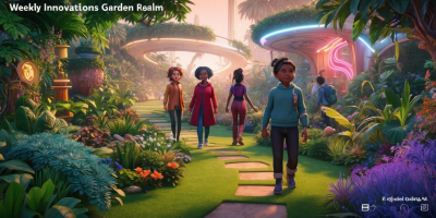 Garden Odyssey: Exploring Weekly Innovations and Hidden Treasures in a Digital Garden Realm Logo