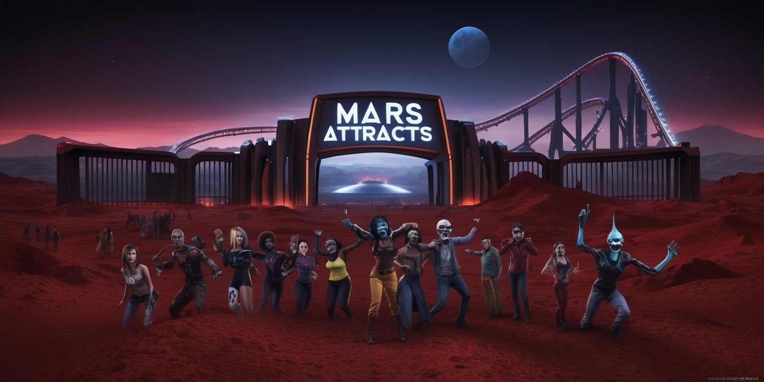 Mars Attracts: A Dark Sci-Fi Spin on Theme Park Management